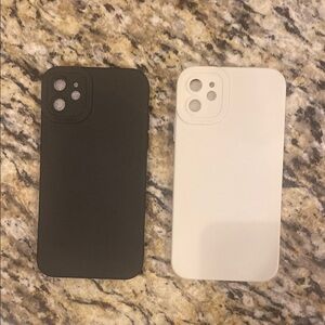 🔥5/$20🔥 Black and Cream iPhone 11 Cases with Camera Cutouts